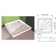 Душовий піддон Ravak Perseus Pro, 80x80 (XA034401010)