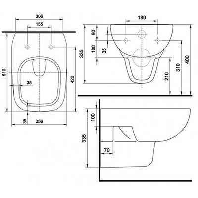 Комплект: Унітаз Kolo Nova Pro Rimfree + Інсталяція Geberit Duofix + Кришка Soft-Close (L23120000+111.300.00.5+L20112000)