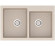 Кухонна мийка гранітна Vankor Orman, 80x51, бежевий (ORMAN OMP 05.80 BEIGE)