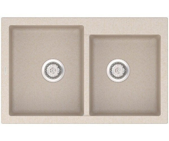 Кухонна мийка гранітна Vankor Orman, 80x51, бежевий (ORMAN OMP 05.80 BEIGE)