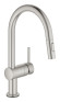 Змішувач для кухні Grohe Minta Touch, сенсор, сріблястий (31358DC2)