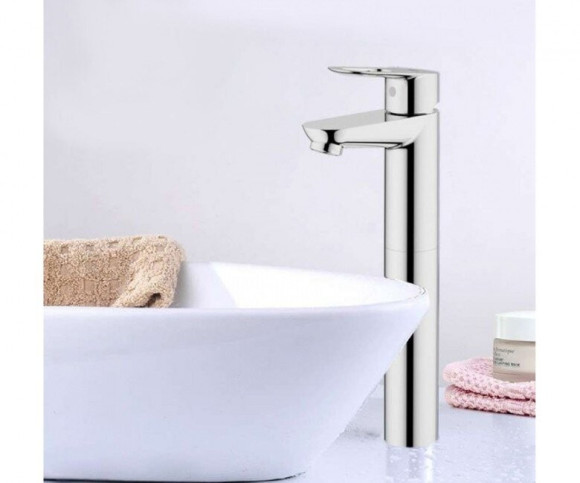 Змішувач для умивальника Grohe BauLoop, одноважільний, хром (23764000)