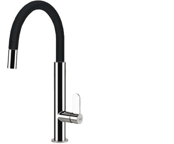 Смеситель для кухни Elleci Dove Plus, однорычажный, хром-черный (DOVE PLUS BLACK 86/FULL) Смеситель для кухни Elleci Dove Plus, однорычажный, хром-черный (DOVE PLUS BLACK 86/FULL)