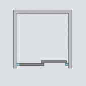 Шторка для ванни Radaway Vesta DWJ 150, 150x150 (209115-01-01)