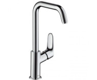 Змішувач для умивальника Hansgrohe Focus, одноважільний, хром (31609000) Змішувач для умивальника Hansgrohe Focus, одноважільний, хром (31609000)