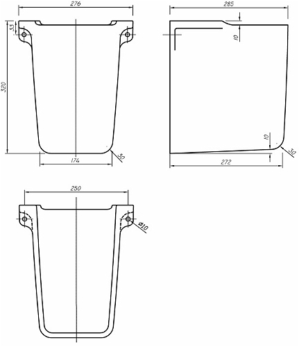 Полупьедестал Kolo Nova Pro (M37100000)