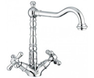 Змішувач для умивальника Emmevi Deco Old, двовентильний, мідь (RA12613)