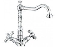 Змішувач для умивальника Emmevi Deco Old, двовентильний, мідь (RA12613)