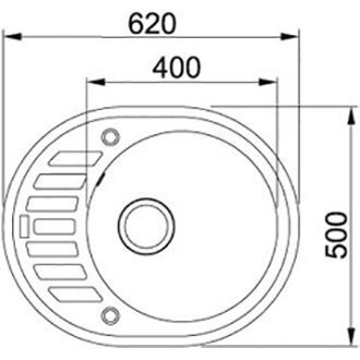 Кухонная мойка гранитная Franke ROG 611, 62x50, графит (114.0251.446)