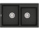 Кухонная мойка гранитная Vankor Orman, 80x51, черный (ORMAN OMP 05.80 BLACK)