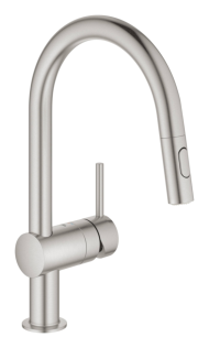 Змішувач для кухні Grohe Minta, одноважільний, сріблястий (32321DC2)