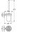Ершик для туалета Grohe Essentials Cube (40513001)