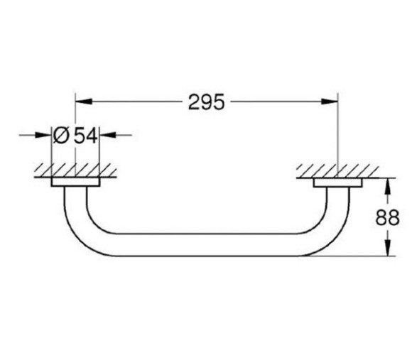 Поручень для ванної Grohe Essentials (40421001)