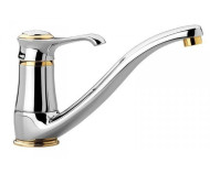 Змішувач для кухні Emmevi Tiffany, одноважільний, золото (OR6095)