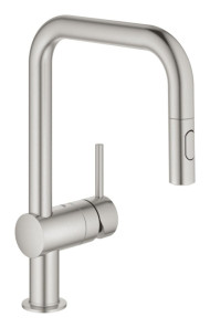 Змішувач для кухні Grohe Minta, одноважільний, сріблястий (32322DC2)