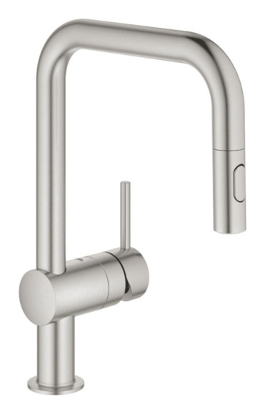 Змішувач для кухні Grohe Minta, одноважільний, сріблястий (32322DC2)