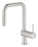 Змішувач для кухні Grohe Minta, одноважільний, сріблястий (32322DC2)