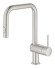 Змішувач для кухні Grohe Minta, одноважільний, сріблястий (32322DC2) Змішувач для кухні Grohe Minta, одноважільний, сріблястий (32322DC2)