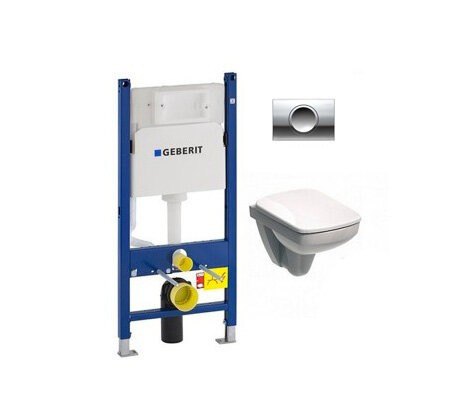 Комплект: Унитаз Kolo Nova Pro Rimfree + Инсталляция Geberit Duofix Delta + Крышка Soft-Close + Клавиша Delta 11 (M39018000+458.126.00.1+M30116000+115.120.21.1)