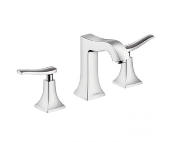 Cмеситель для умывальника Hansgrohe Metris Classic, двухвентильный, хром (31073000)