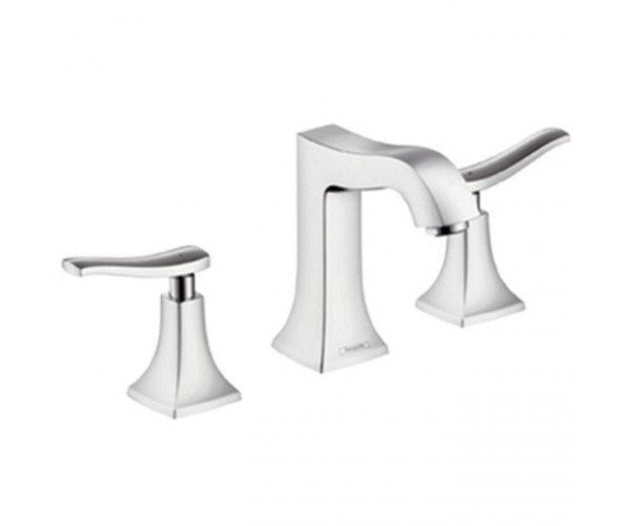 Cмеситель для умывальника Hansgrohe Metris Classic, двухвентильный, хром (31073000)