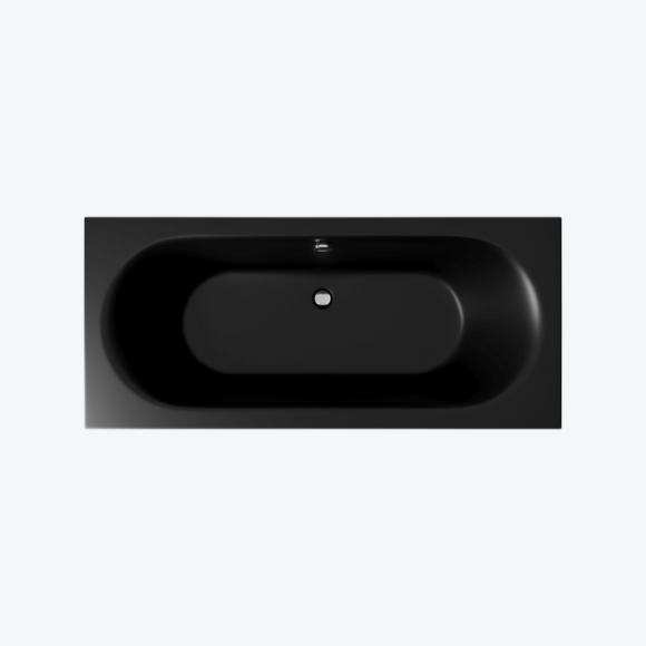 Ванна акриловая прямоугольная 1800x800 черный матовый Excellent Oceana Slim