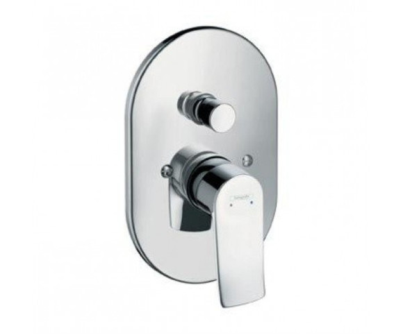 Змішувач для ванни Hansgrohe Metris, одноважільний, хром (31484000)