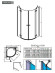 Душевая кабина Radaway Essenza New PDD, левая, 80x80 (385002-01-01L)