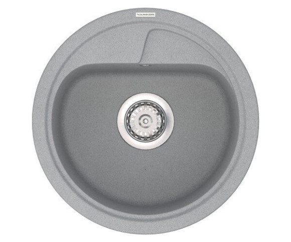 Кухонная мойка гранитная Vankor Polo, 45x45, серый (POLO PMR 01.45 GRAY)