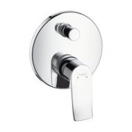 Змішувач для ванни Hansgrohe Metris, одноважільний, хром (31493000)