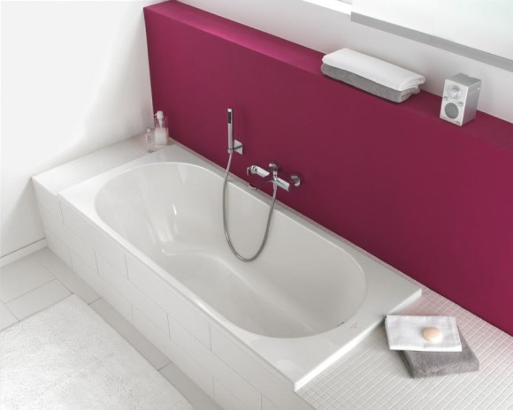 Акриловая ванна Villeroy & Boch O.novo ярко-белый. Акриловая ванна Villeroy & Boch O.novo ярко-белый.
