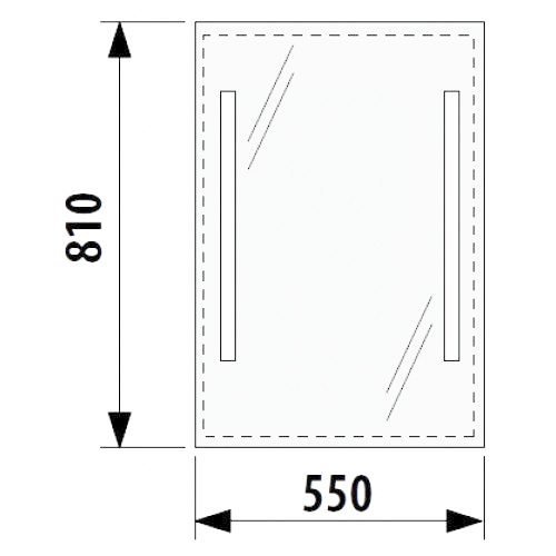 Зеркало в ванную Jika Clear, 55x81 (H4557151731441)