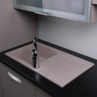 Кухонна мийка гранітна Fancy Marble Tennessee, 78x43, пісочний (106087001)