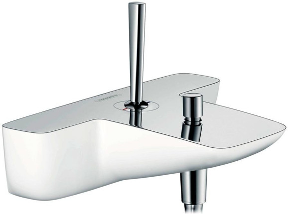 Смеситель для ванны Hansgrohe PuraVida, однорычажный, белый (15472400)