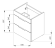 Тумба з умивальником Jika Cube, 55 (H4536121763001)