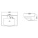 Умивальник підвісний Devon&Devon Westminster, 70 (IBLI3FWES)