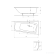 Ванна акриловая Kolo Split, правая, 170x90 (XWA1670000)
