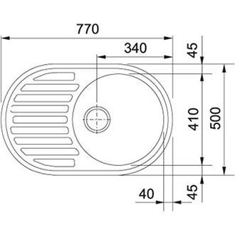 Кухонная мойка гранитная Franke ROG 611, 77x50, графит (114.0254.785) Кухонная мойка гранитная Franke ROG 611, 77x50, графит (114.0254.785)