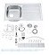 Кухонна мийка сталева Grohe K200, 86x50 (31552SD0)