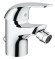 Смеситель для биде Grohe Euroeco, однорычажный, хром (23263000)