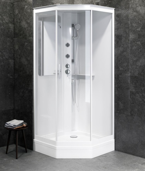 Гідромасажний бокс AM.PM Gem, 90x90 (W90C-018-090WTA)