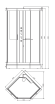 Гідромасажний бокс AM.PM Gem, 90x90 (W90C-018-090WTA)