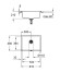 Кухонна мийка гранітна Grohe K700U, 61x46, сірий (31655AT0)