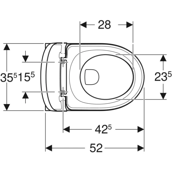 Унитаз подвесной Geberit Modo Round Rimfree, soft-close (502.939.00.1) Унитаз подвесной Geberit Modo Round Rimfree, soft-close (502.939.00.1)