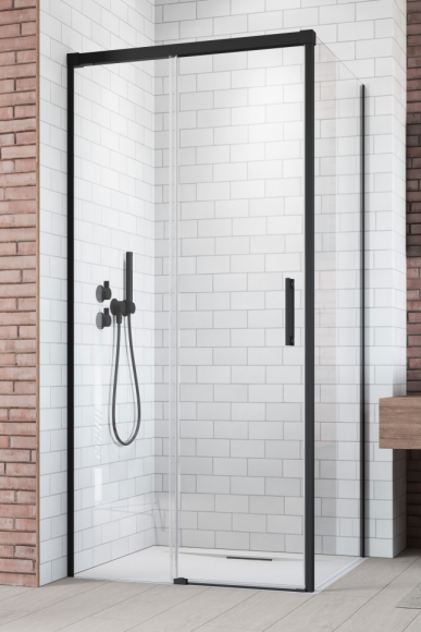 Душевая стенка Radaway Idea Black S1 90, правая (387050-54-01R) Душевая стенка Radaway Idea Black S1 90, правая (387050-54-01R)