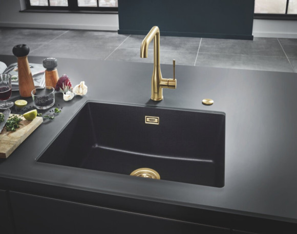 Кухонна мийка гранітна Grohe K700U, 61x46, чорний (31655AP0)