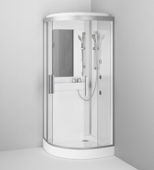 Гідромасажний бокс AM.PM Like, 90x90 (W80C-019-090MTA)