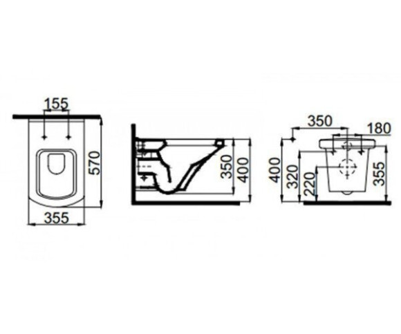 Унитаз подвесной Idevit Vega (SETK2804-0606-001-1-10000)