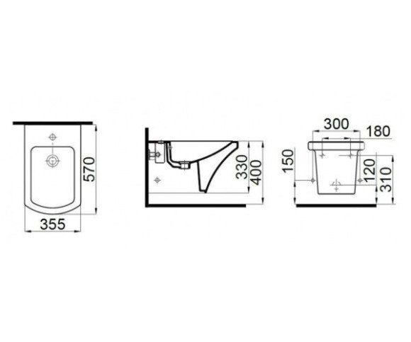 Біде підвісне Idevit Vega (2806-0305)