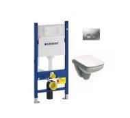 Комплект: Унітаз Kolo Nova Pro Rimfree + Інсталяція Geberit Duofix Delta + Кришка Soft-Close + Клавіша Delta 50 (M39018000+458.126.00.1+M30116000+115.135.46.1)